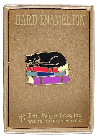 Cat hard enamel pin - Peter Pauper Press