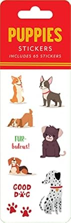 Puppies Stickers - Peter Pauper Press