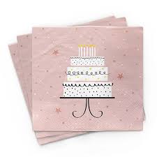 Bamboo Napkin - Cake - Chic Mic