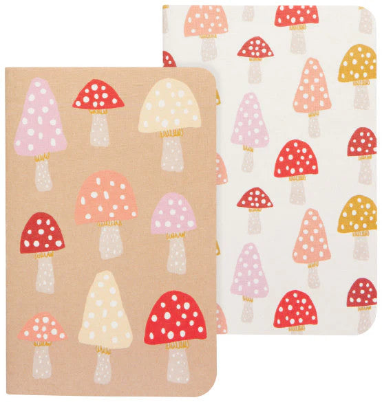 Cahier de poche Champignon Danica Jubilee paquet de 2 - Scribble Toadstool