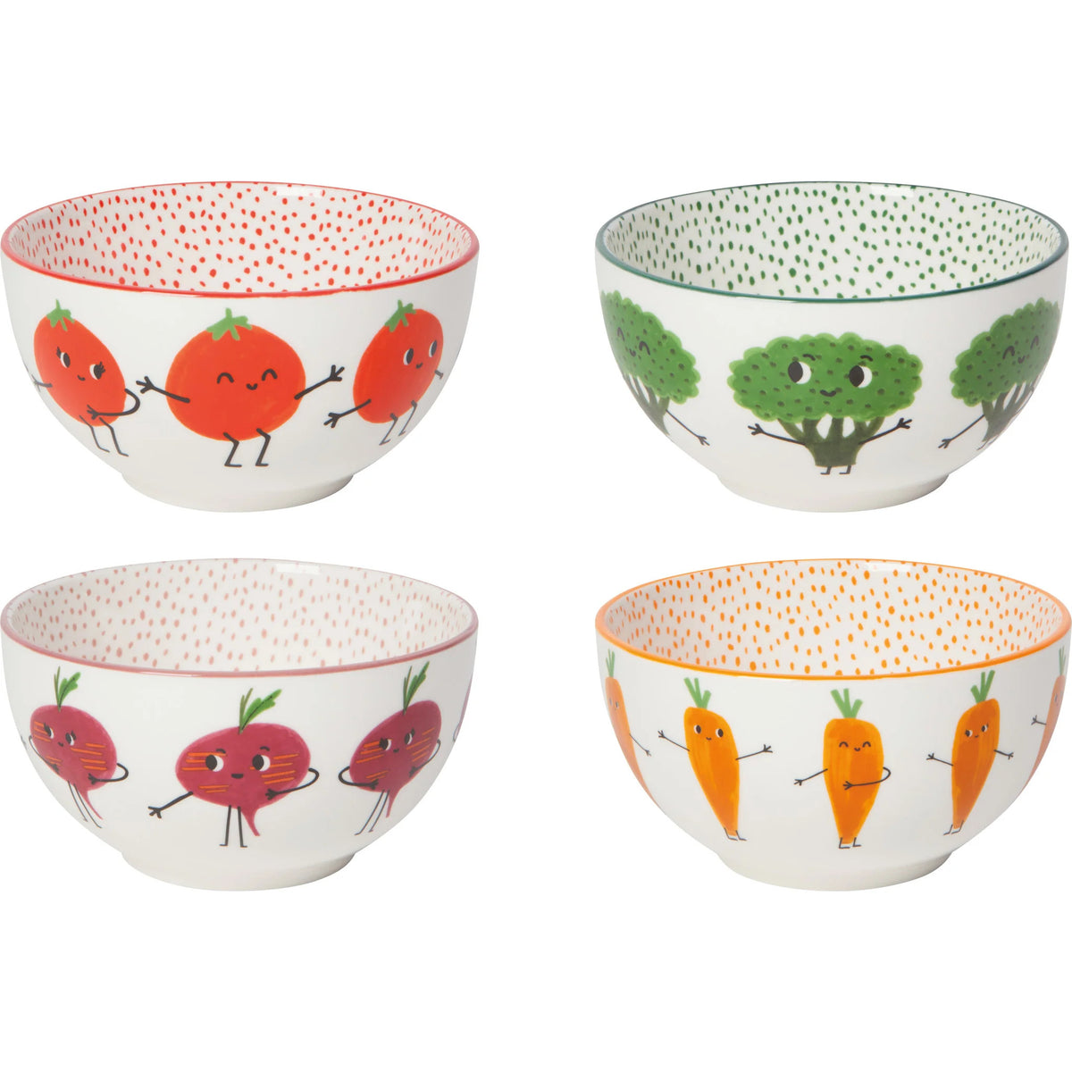 Set of bowls - funny food - Danica Jubilee