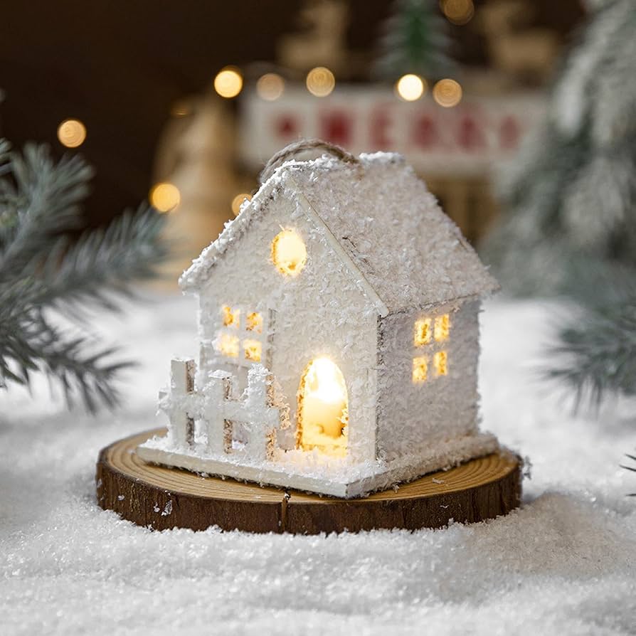 Decoration - Little Snowy House - Abbott