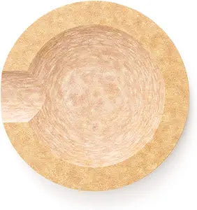 Repose cuillère papier composite naturel rond - Epicurean