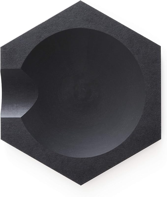 Repose-cuillère hexagone - Ardoise