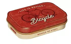 Menthes boîte métal "Life is better on a bicycle"