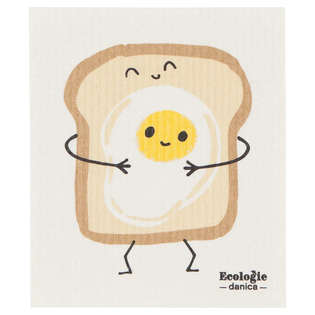 Éponge carré suédois Toast Oeuf Danica