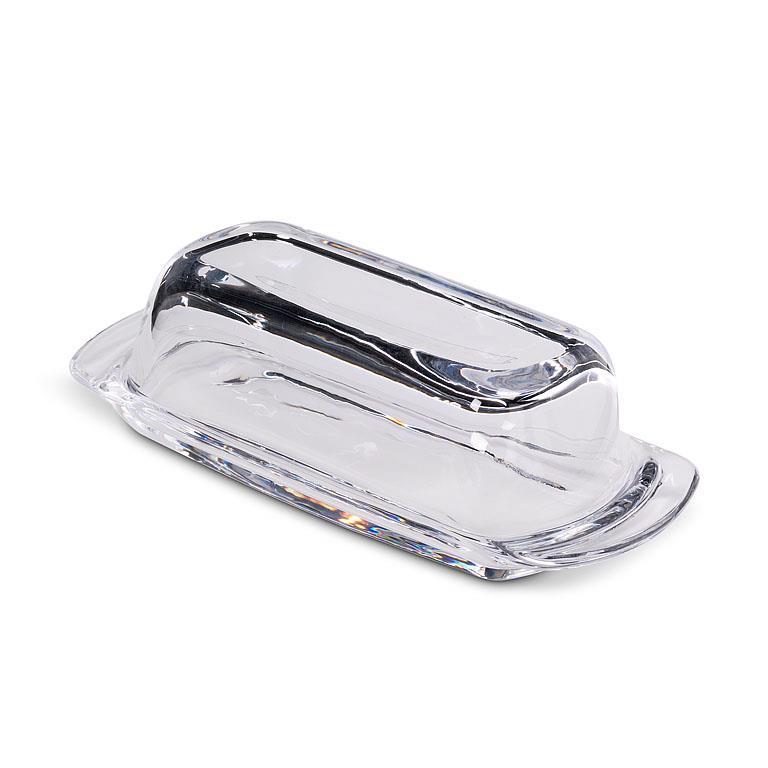 Glass butter dish - 3x7.5'' - Abbott