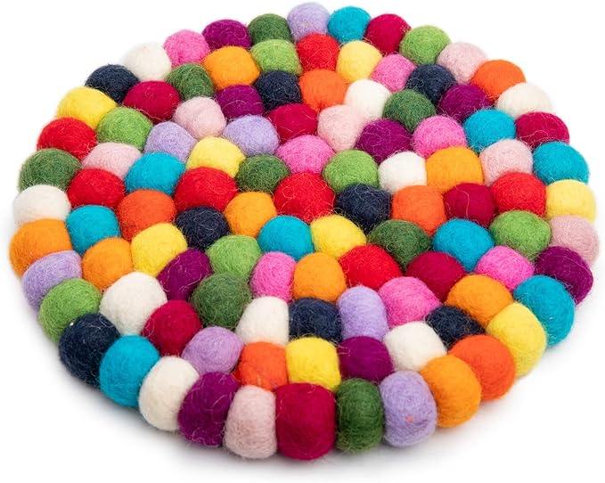 Woolen trivet - Multicoloured - Modwool