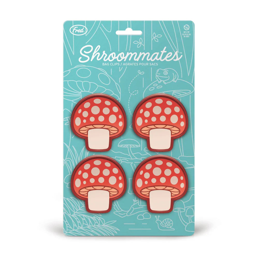 Ensemble de pinces pour sac (4) - CHAMPIGNONS - Fred