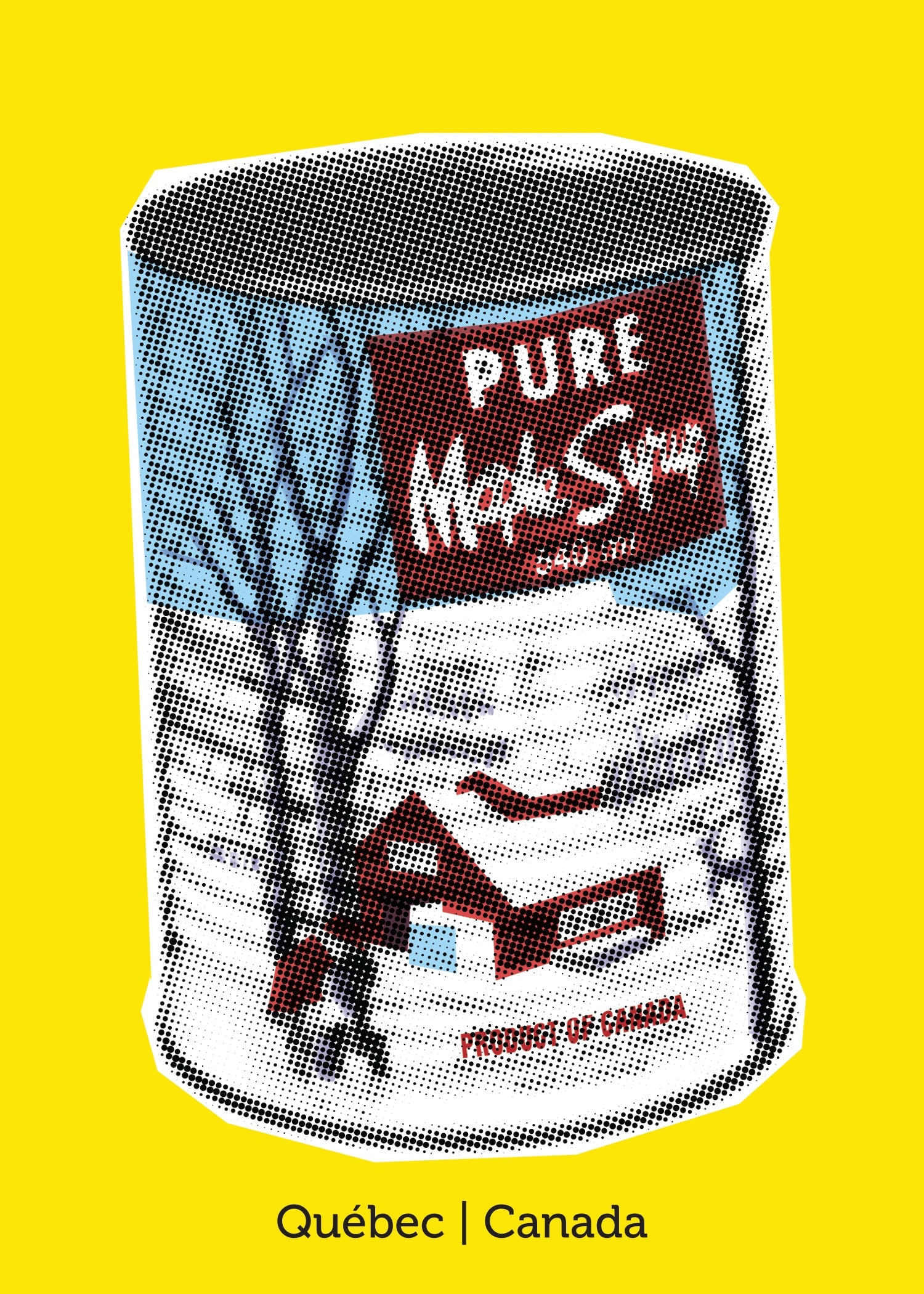 Carte postale Canne sirop d'érable 4 x 6 LB