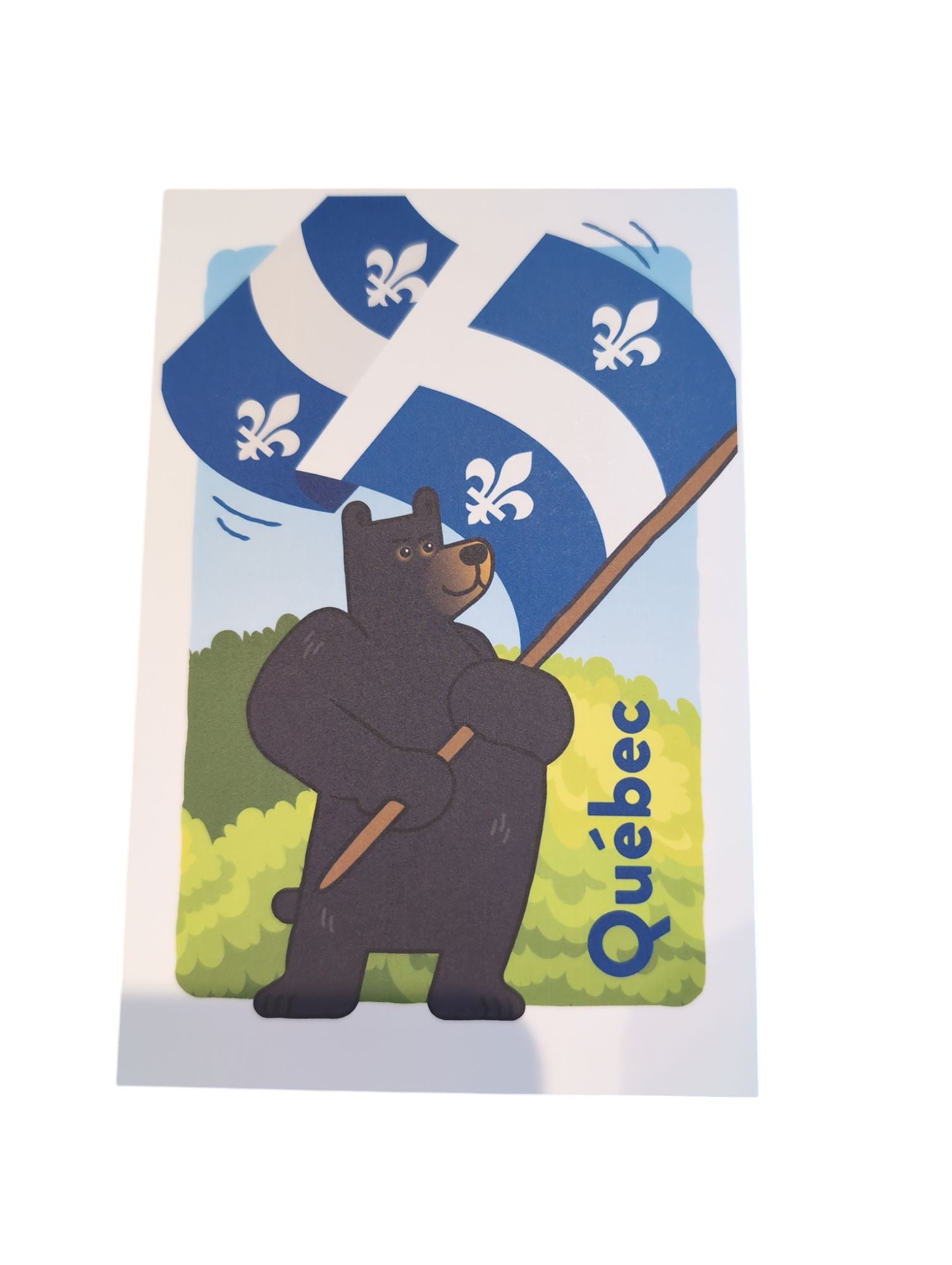 Carte postale Ours noir du Québec 4x6 LB