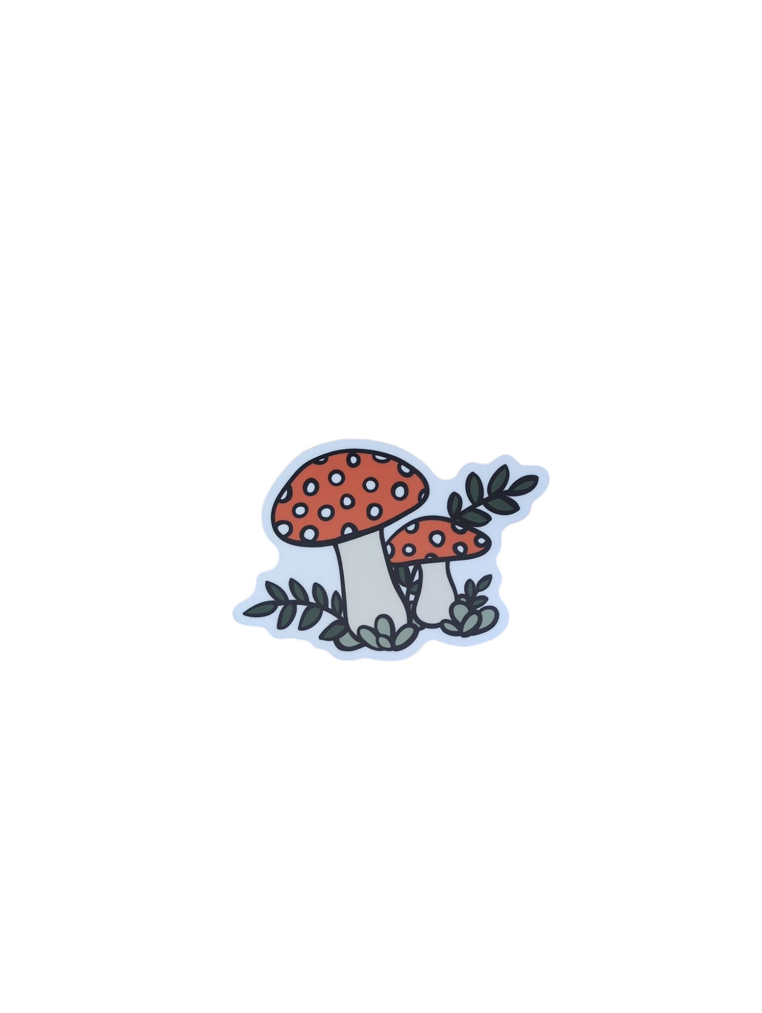 Autocollant Champignons Rouges - Stickers Northwest