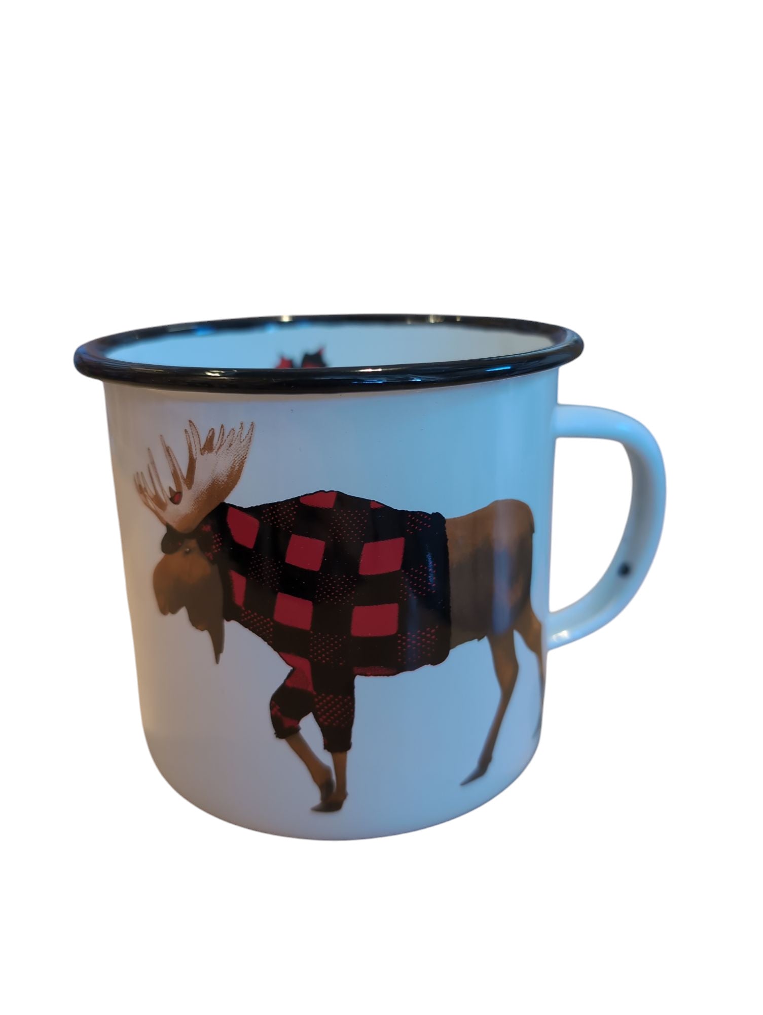 Tasse en émail  Orignal chemise de chasse  LB 0545