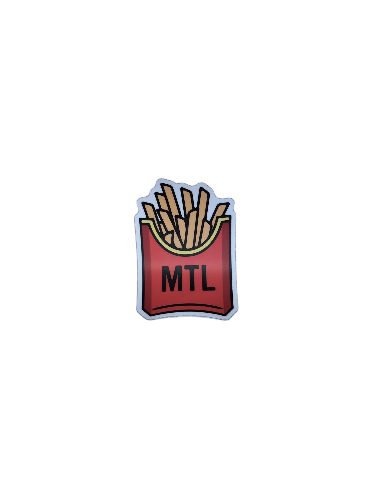 Autocollant  Frites MTL - Stickers Northwest
