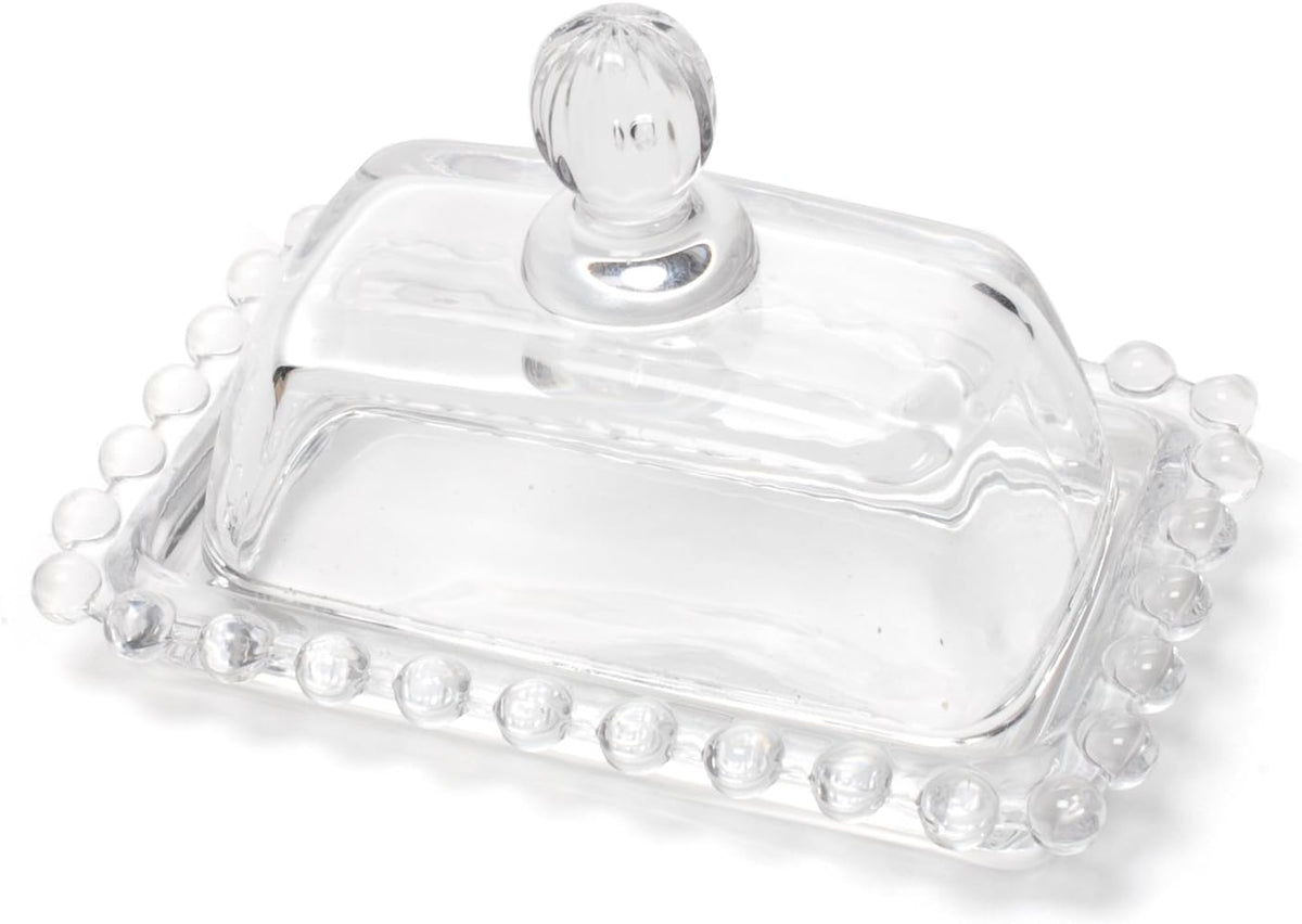 Mini beurrier en verre rectangulaire 2  pièces - Abbott