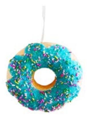 Ornement - Beigne bleu - Christmas forever