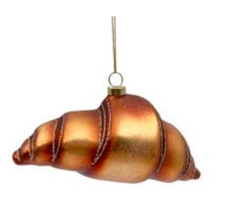 Ornament - Bronze Crescent - Christmas forever