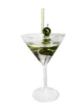 Ornament - Martini glass - Christmas forever