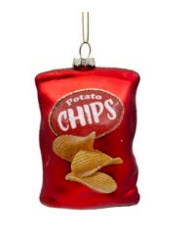 Ornement - Sac de chips au ketchup - Christmas forever