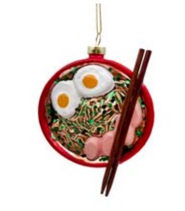 Ornement - Bol de ramens - Christmas forever