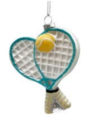 Ornement - Raquettes de tennis - Christmas forever