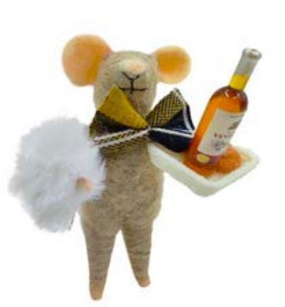 Ornament - Sommelier Mouse - Christmas forever