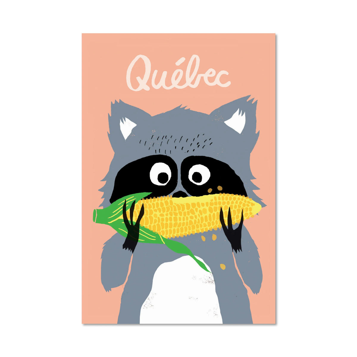 Raccoon Postcard - Francis Léveillée - Paperole