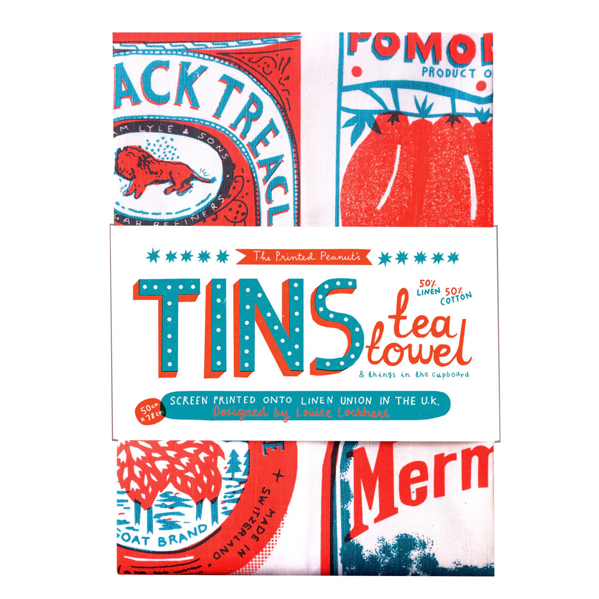 Tins Tea Towel