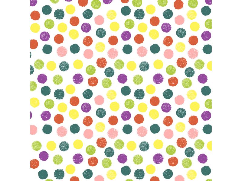 Napkins points multicolores 24x24 cm - Paper+ Design