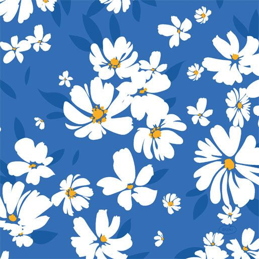 Napkins carrées 30 x 30 cm - sunny day blue - DUNI