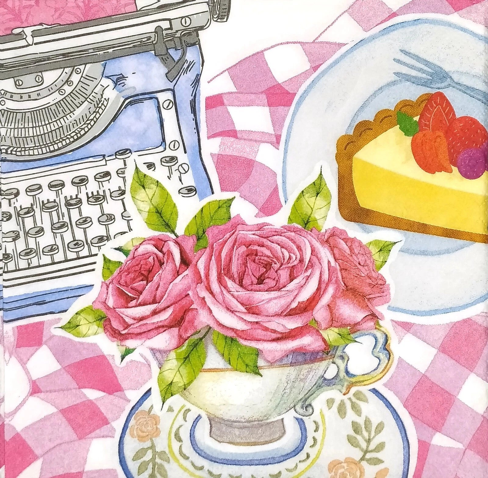 Napkins 33x33 cm nostalgie - Paper+ Design