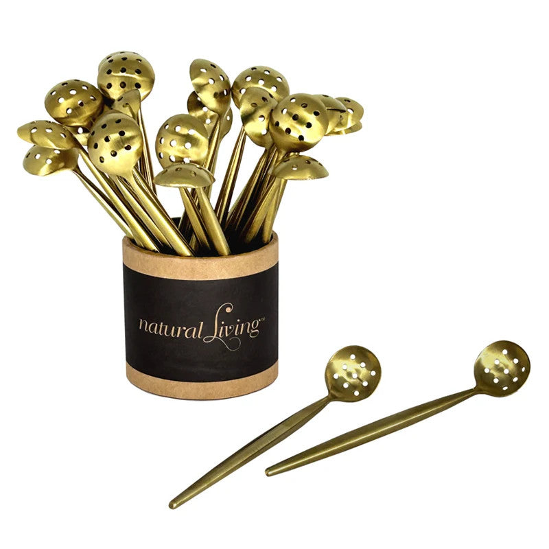 Gold olive spoon - Natural Living