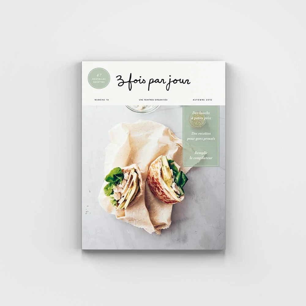 Livre d'occasion - Magazine 3 fois par jour - Tome 19 - Août 2019