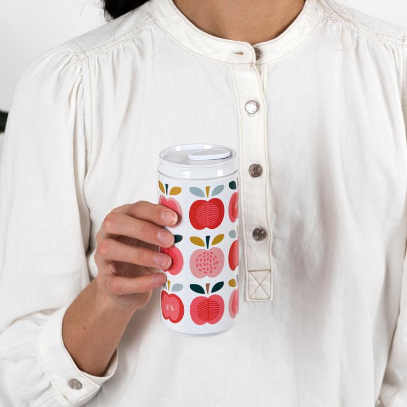 Eco Can Reusable Water Bottle - Apple Design - Rex London