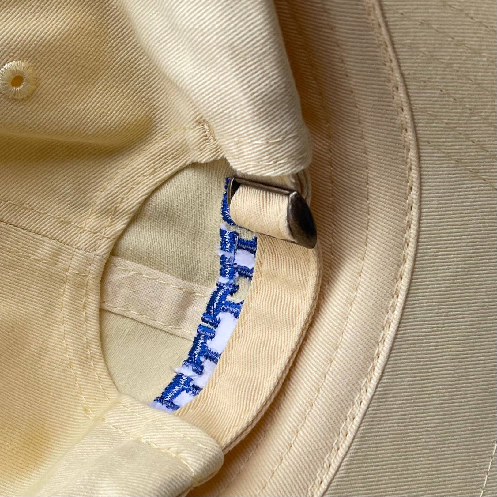 Casquette dad hat jaune beurre pour chefs, amateurs de cuisine et boulangerie: Jaune beurre pastel
