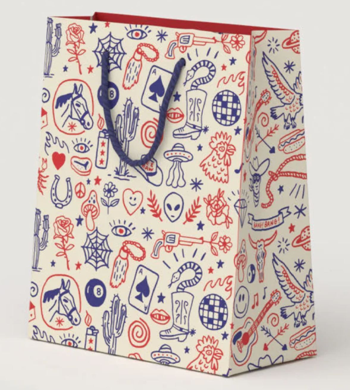 sac cadeau western - paperole