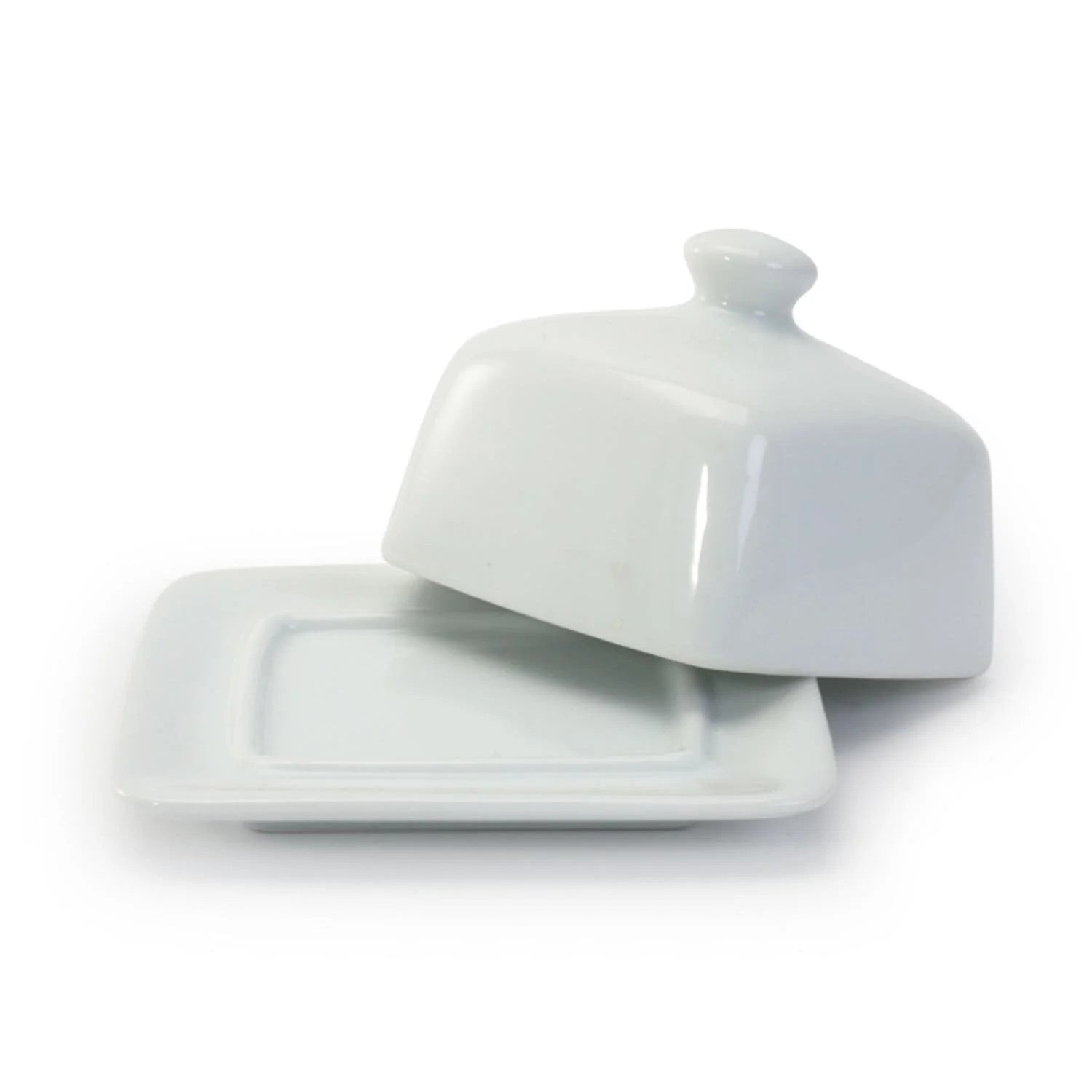 White square butter dish - Danesco