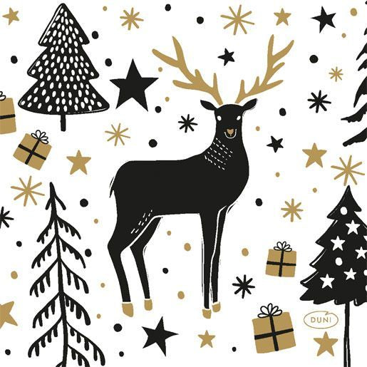 Napkins 24x24cm - Magic Winter - Duni - OCD