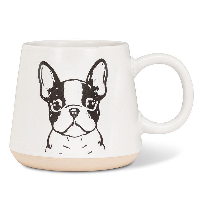 Tasse wide base en céramique boston terrier 17oz - Abbott