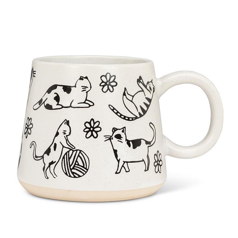 Tasse oversized en céramique chats 17oz - Abbott