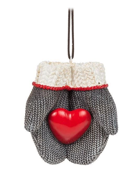 Ornement - Mitaines avec un cœur - Abbott