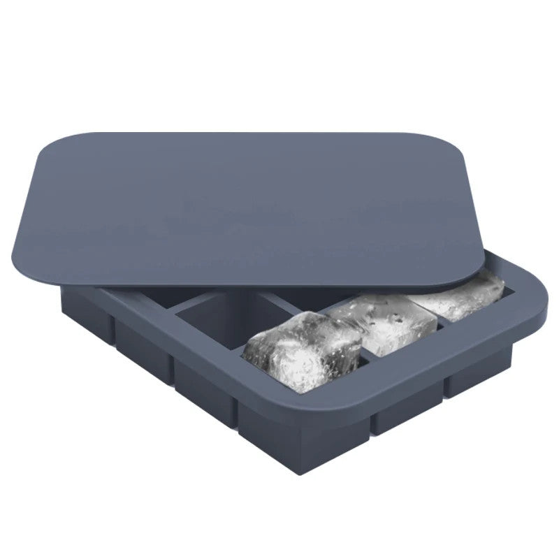 Silicone ice cube tray with stainless steel frame - Oggi