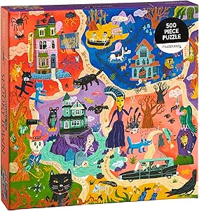 Welcome to Spooky Town Puzzle familial 500pcs - Mudpuppy