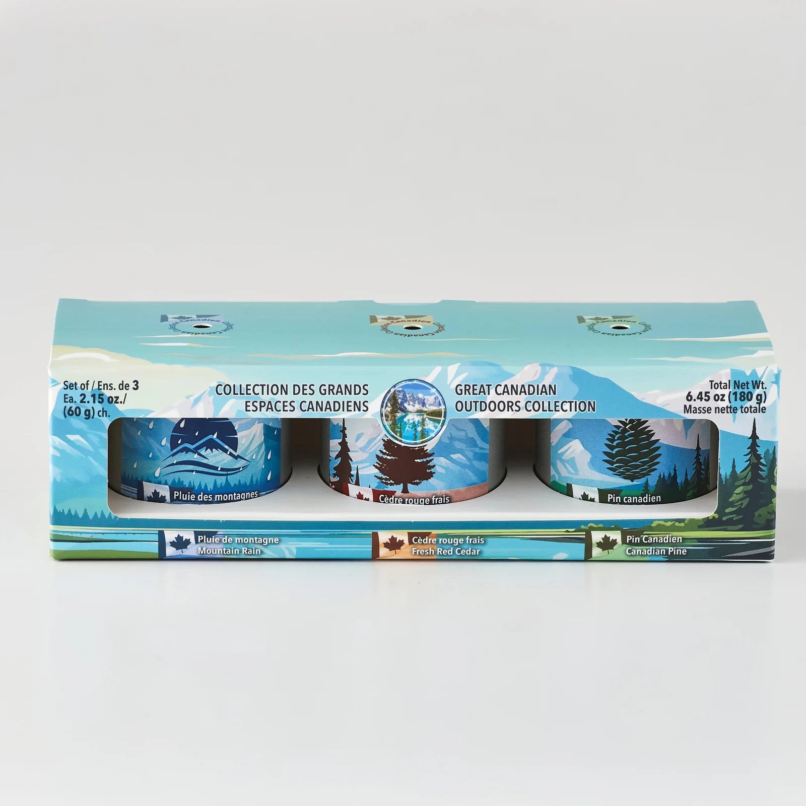 Seracon 3-Pack Soy Wax Candle Collection (Great Canadian Outdoor)