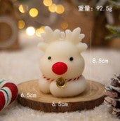 chandelle Noel petit reine blanc 1278