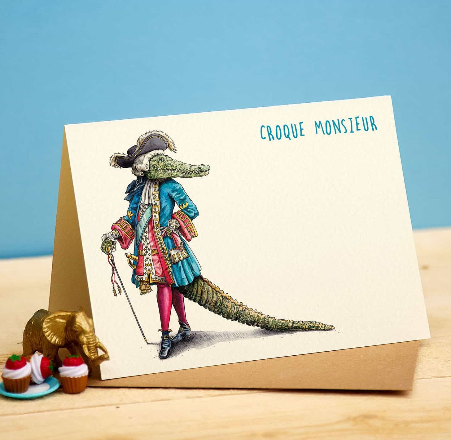 Carte de souhaits - Croque Monsieur