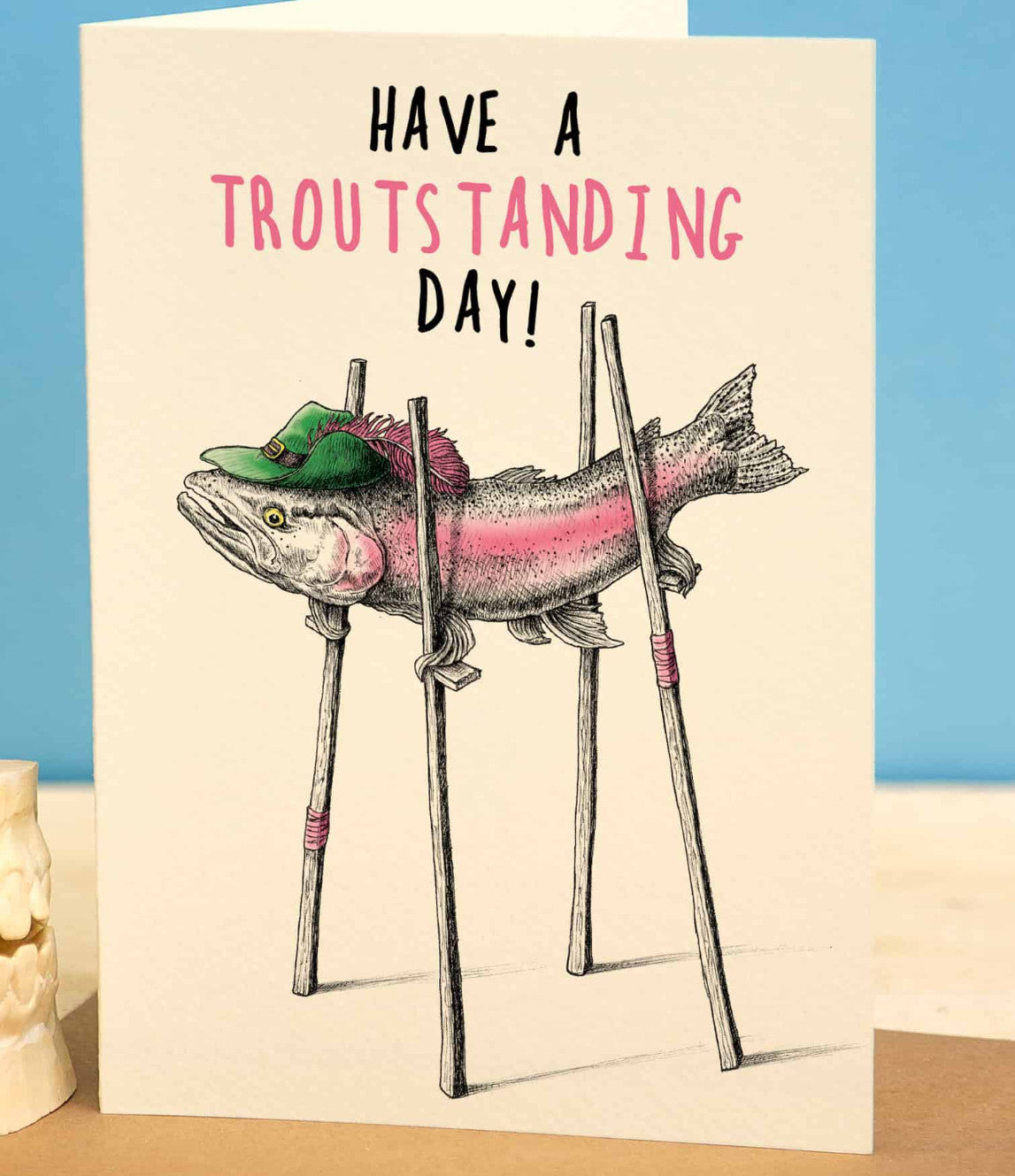 Carte de souhaits - Troutstanding