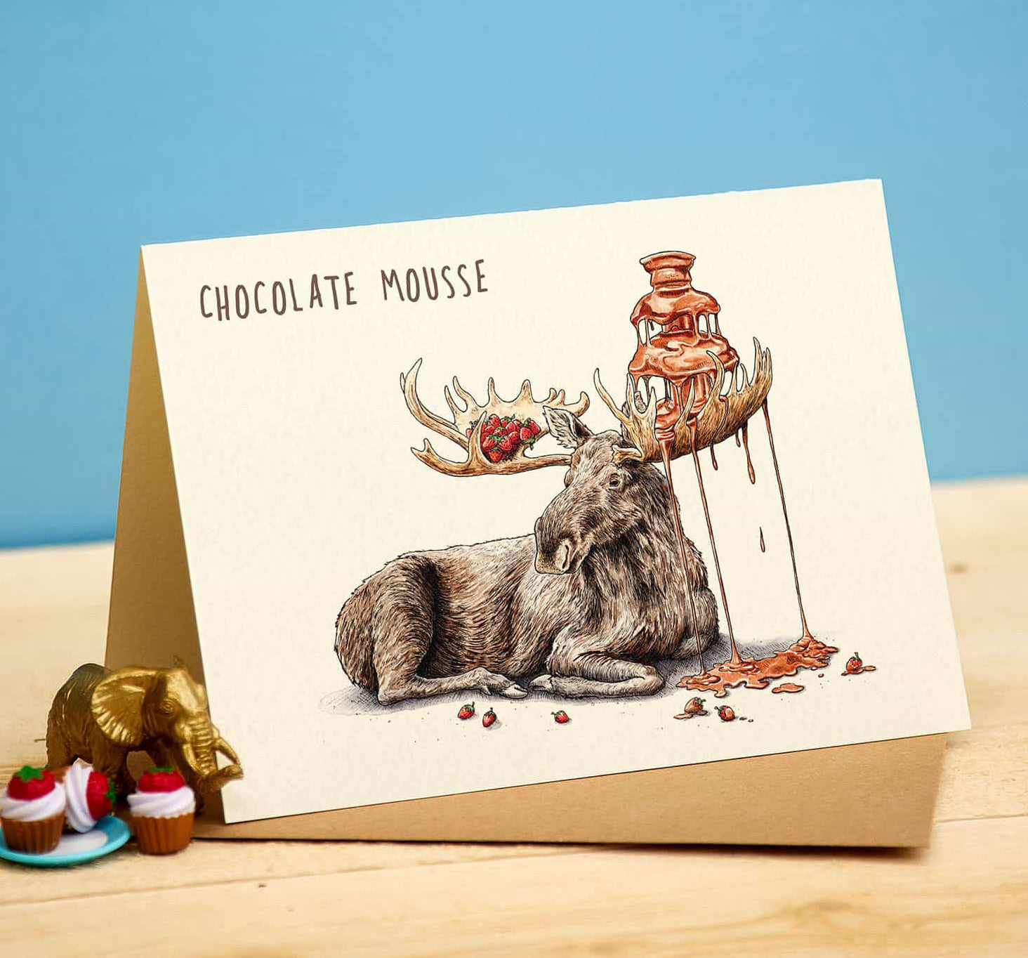 Carte de souhaits - Chocolate Mousse