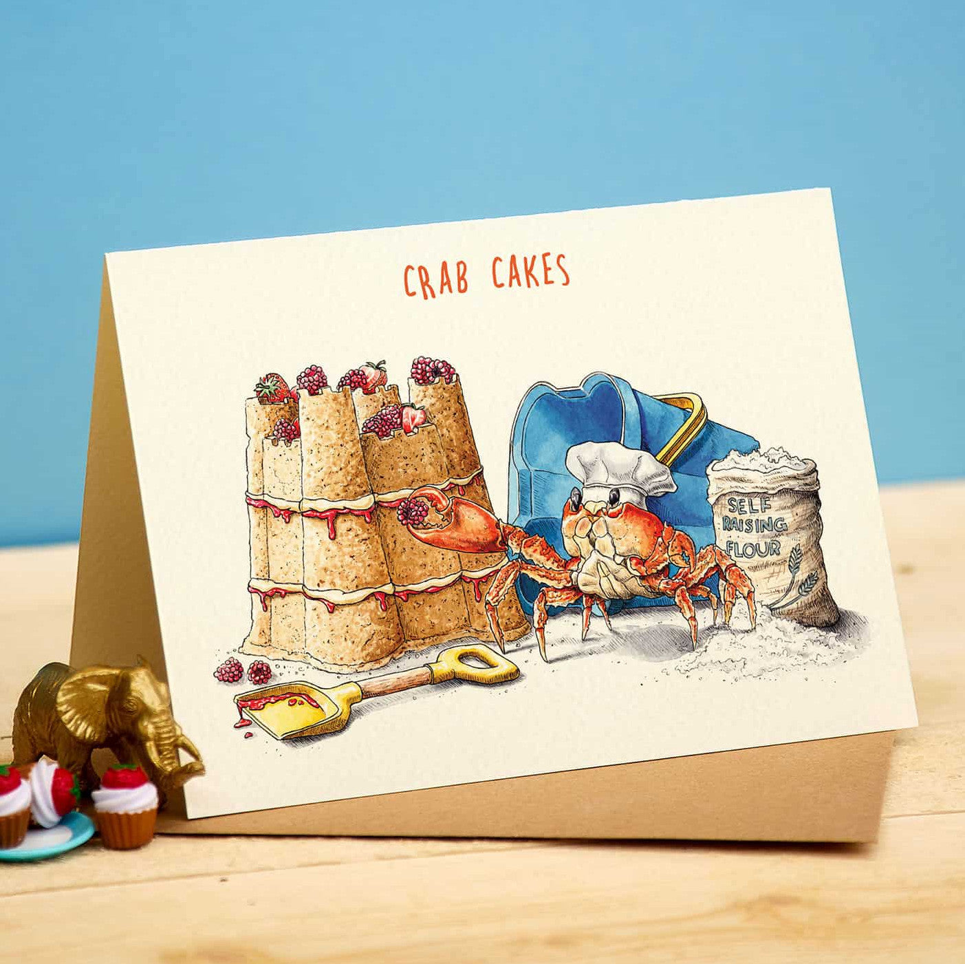 Greeting card - Crab Cakes