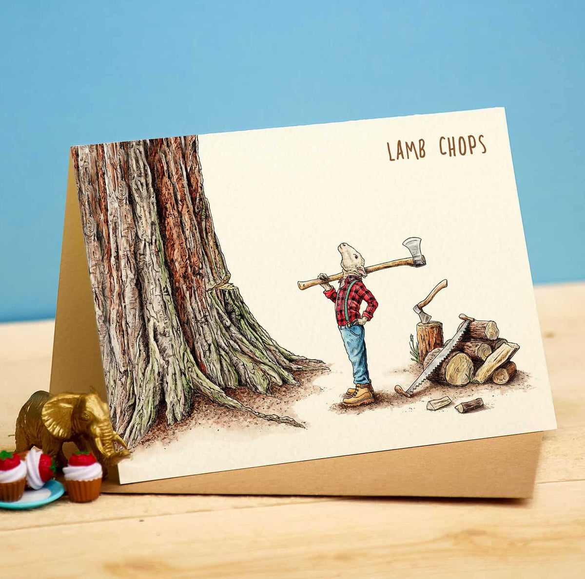 Carte de souhaits - Lamb Chops